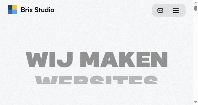 Screenshot of brixstudio.nl