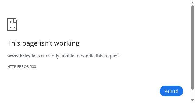 Screenshot of brizy.io