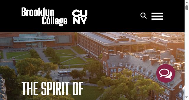 Screenshot of brooklyn.edu