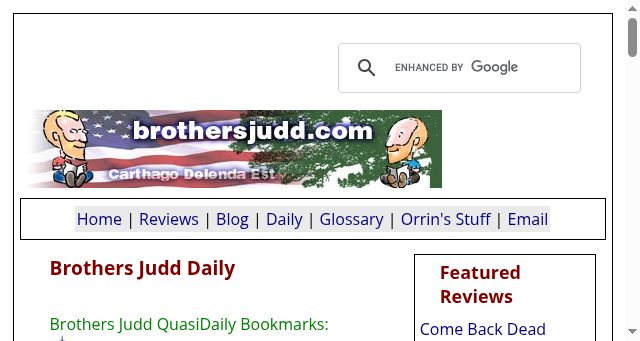 Screenshot of brothersjudd.com