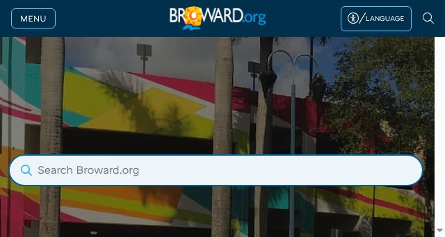 Screenshot of broward.org