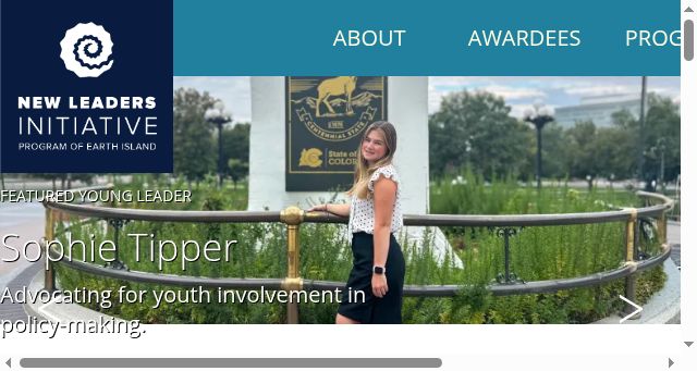 Screenshot of broweryouthawards.org