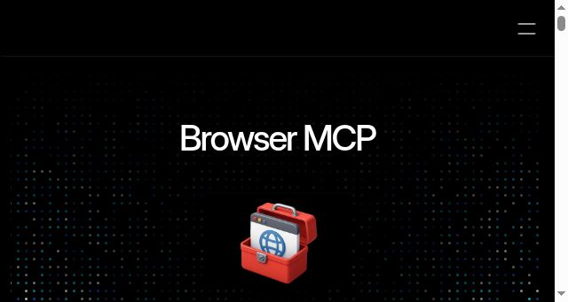 Screenshot of browsermcp.com