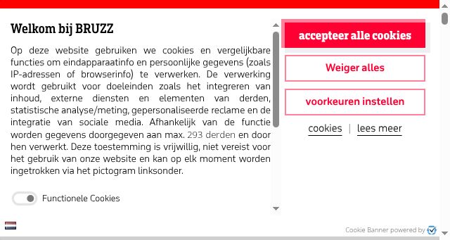 Screenshot of bruzz.be