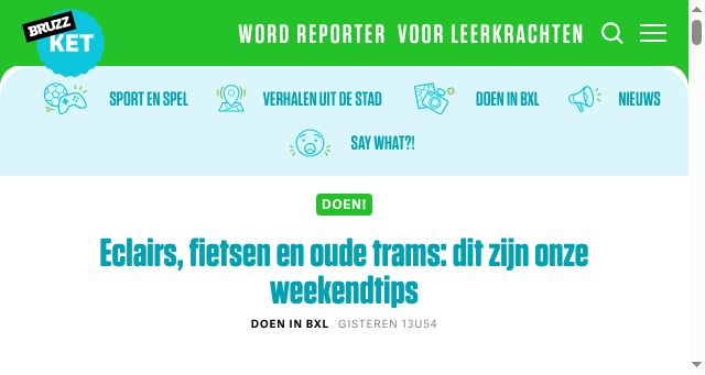 Screenshot of bruzzket.be