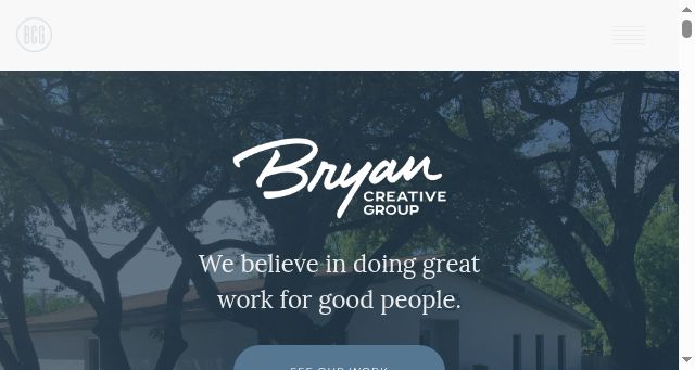 Screenshot of bryancreativegroup.com