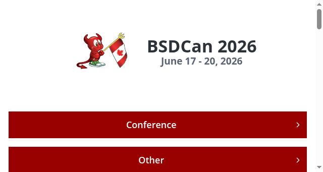 Screenshot of bsdcan.org