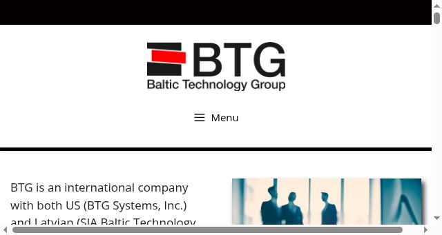 Screenshot of btgsystems.com