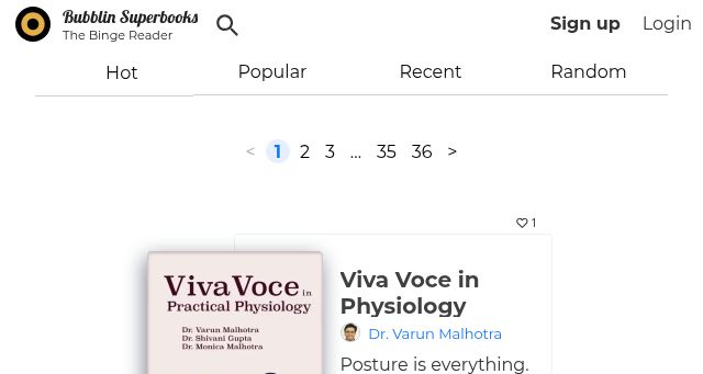 Screenshot of bubblin.io