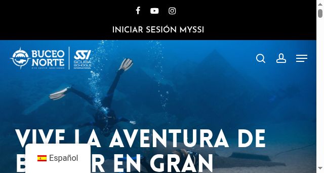 Screenshot of buceonorte.com