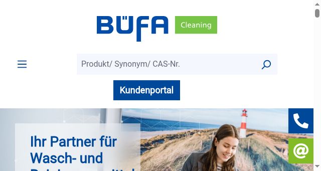 Screenshot of buefa-cleaning.com