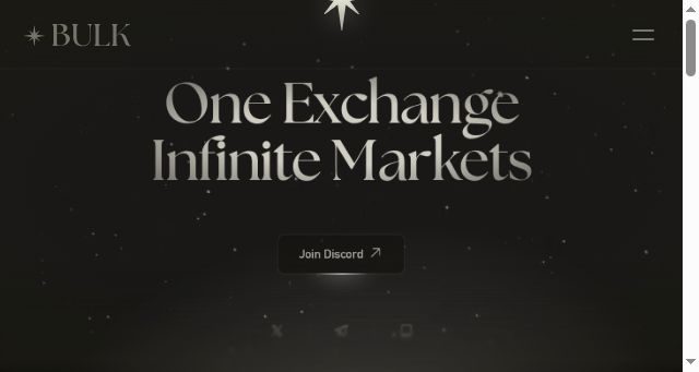 Screenshot of bulk.trade