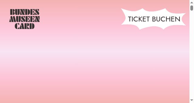 Screenshot of bundesmuseencard.at