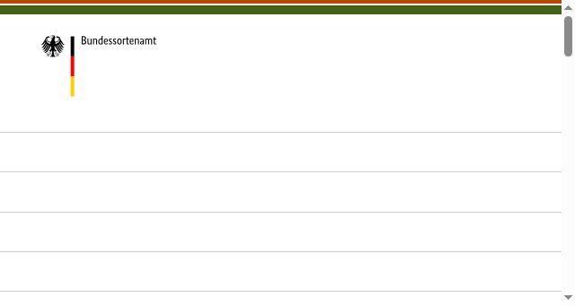 Screenshot of bundessortenamt.de