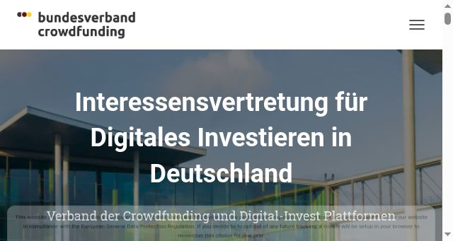 Screenshot of bundesverband-crowdfunding.de