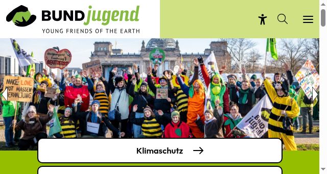 Screenshot of bundjugend.de