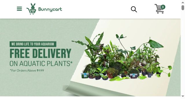 Screenshot of bunnycart.com