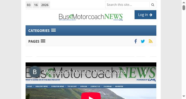 Screenshot of busandmotorcoachnews.com