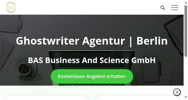 Screenshot of business-and-science.de