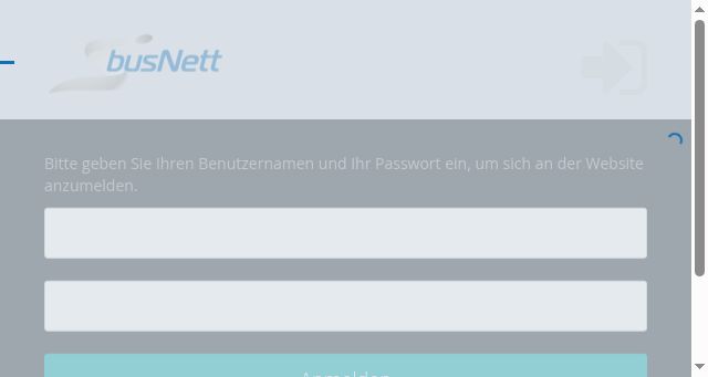 Screenshot of busnett.at