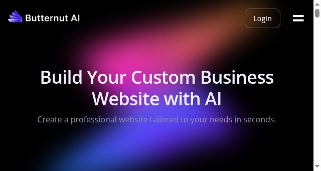 Screenshot of butternut.ai