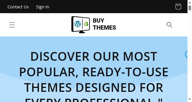 Screenshot of buywpthemes.net