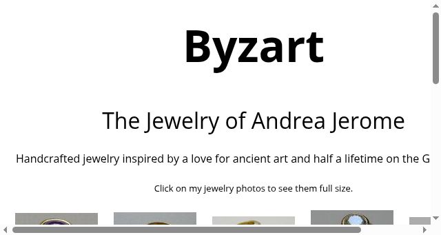 Screenshot of byzart.com