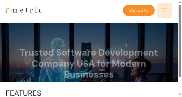 Screenshot of c-metric.com
