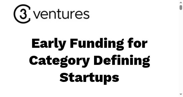 Screenshot of c3.ventures