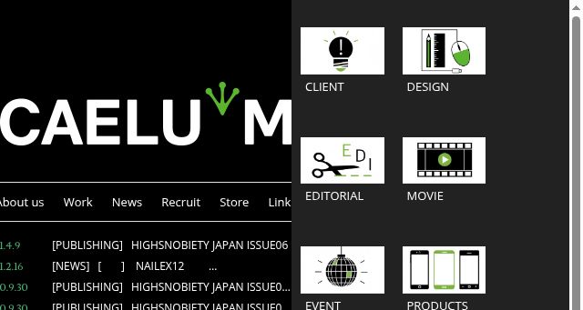 Screenshot of caelum-jp.com
