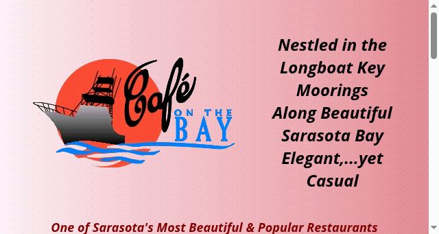 Screenshot of cafeonthebay.com