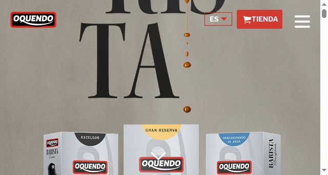 Screenshot of cafesoquendo.com