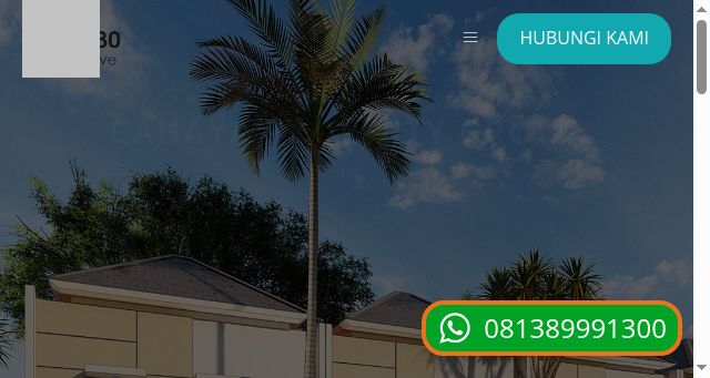 Screenshot of cahayarumahrakyat.co.id