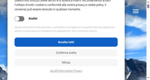 Screenshot of cai.it