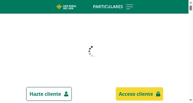 Screenshot of cajaruraldelsur.es