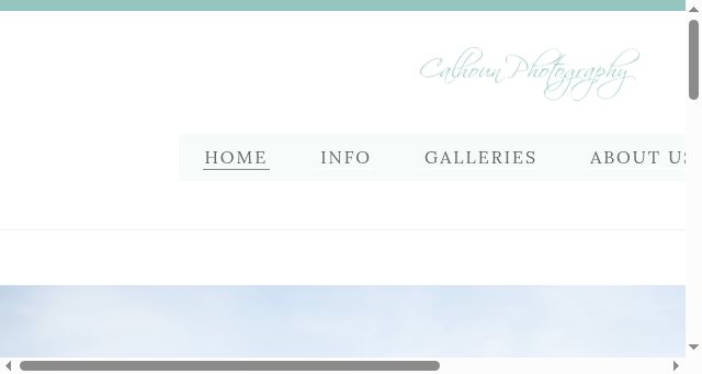 Screenshot of calhoun.photography