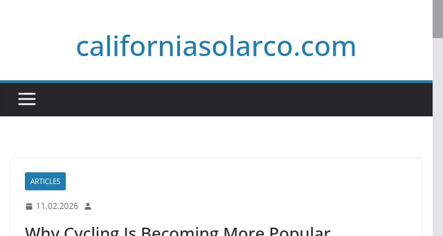 Screenshot of californiasolarco.com