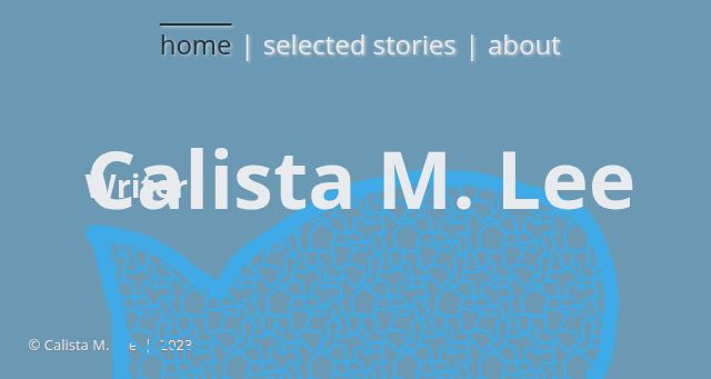 Screenshot of calistamlee.com