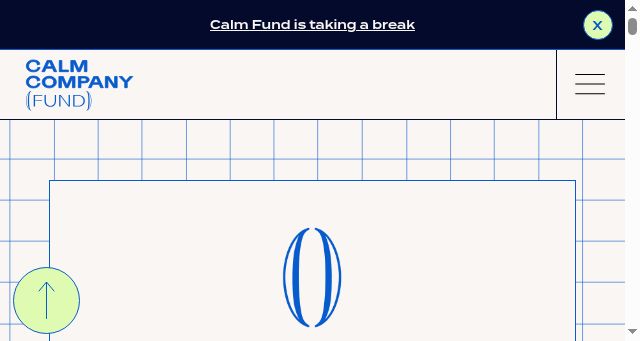 Screenshot of calmfund.com