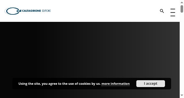 Screenshot of caltagironeeditore.com