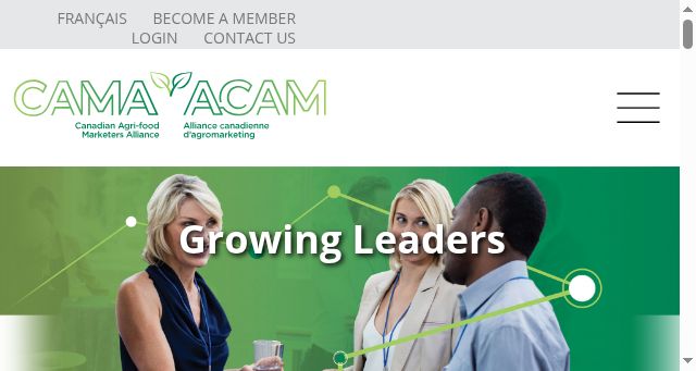 Screenshot of cama.org