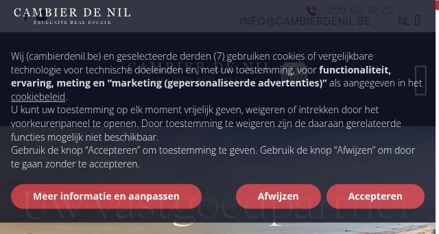 Screenshot of cambierdenil.be