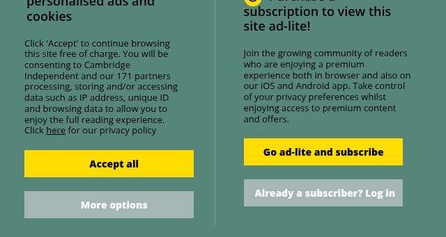 Screenshot of cambridgeindependent.co.uk