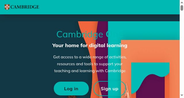 Screenshot of cambridgeone.org