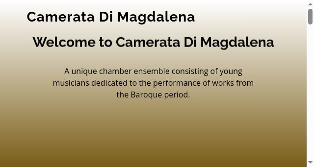 Screenshot of cameratadimagdalena.org