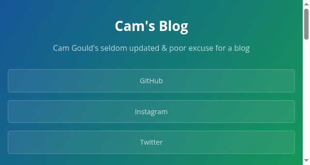 Screenshot of camgould.com