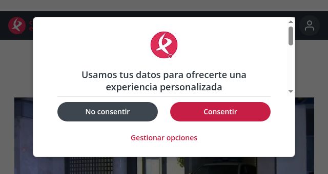 Screenshot of canalextremadura.es