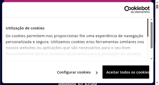 Screenshot of canalhollywood.pt