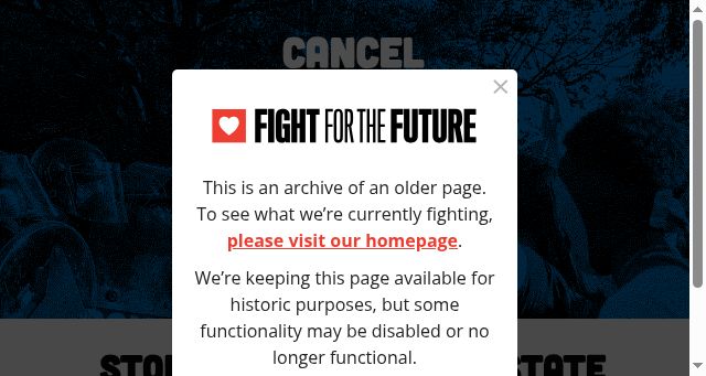 Screenshot of cancelring.com