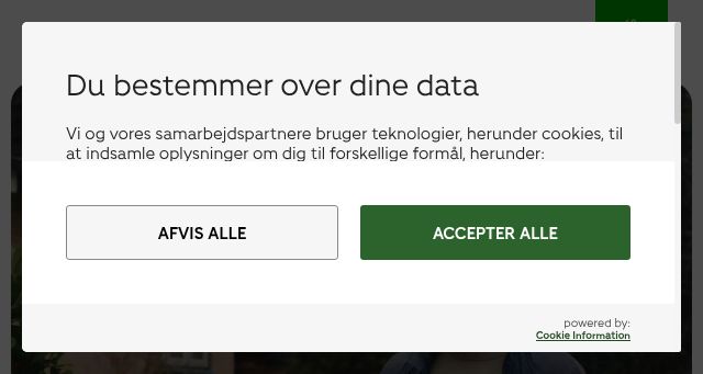 Screenshot of cancer.dk